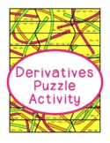 Derivatives Puzzle Matching Functions, Calculus Power Rule