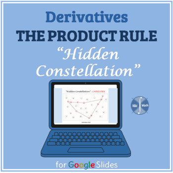 Preview of Derivatives THE PRODUCT RULE - "Hidden Constellation" Activity 