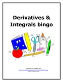 Derivatives and Integrals Bingo