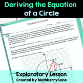 Deriving Equation of a Circle using Pythagorean's Theorem 