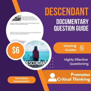 Preview of Descendant - Film Questions / Viewing Guide 