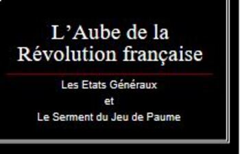 Preview of Descente Vers La Révolution Française (Toward the French Revolution) - Bundle