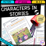 Characters in a Story 3rd Grade RL.3.3 Traits Reading Pass