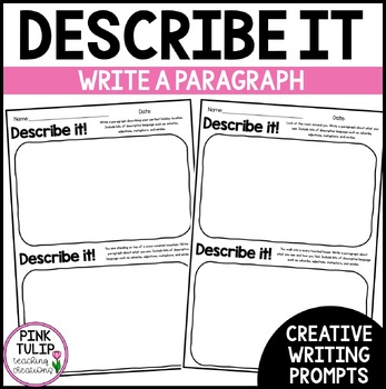 Preview of Describe It - Creative Writing Prompts