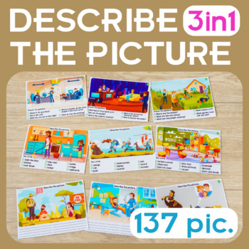 Preview of Describe The Picture 3in1