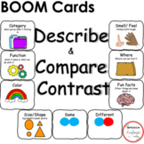 Describe and Compare Contrast with Visuals BOOM Cards™️ Sp