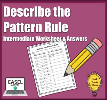 Preview of Describe the Pattern Rule