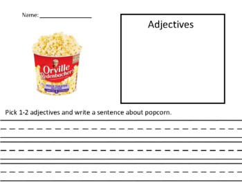 Preview of Describing Adjectives