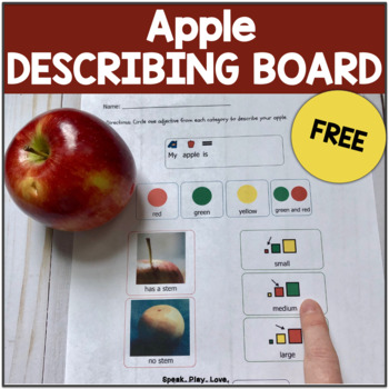 APPLE Themed Lesson Plans for Speech Therapy: Elementary (K-5th