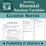 Describing Binomial Random Variables (ProbStat - Lesson 5.4)