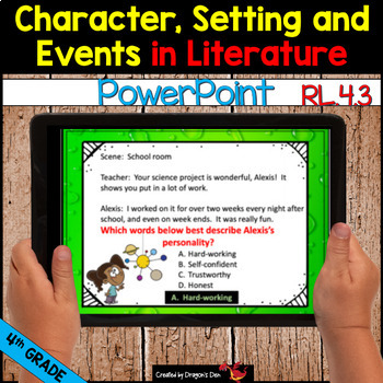 PPT - Describing Characters PowerPoint Presentation, free download -  ID:2307317