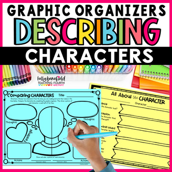 Preview of Character Traits & Analysis Graphic Organizers Character Map & Development