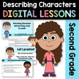 Describing Characters Literacy 2nd Grade Google Slides | G