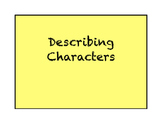 Describing Characters Task Cards