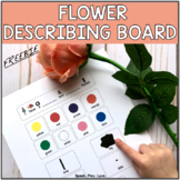 FREE Communication Board - Describing Flowers - Spring Spe