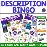 Describing Games Speech Therapy Bingo | Describing Game Bingo