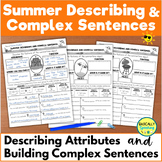 Describing Objects and Writing Complex Sentences Activity 