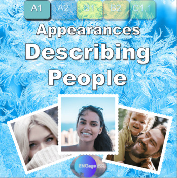 Preview of Describing People: ESL Complete Lesson for Beginners (A1 level)