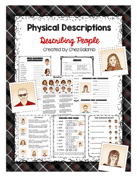 Describing People/ Physical Traits - FRENCH unit