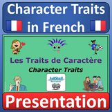 Describing People in French Character Traits Presentation 