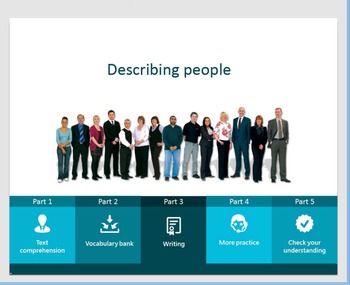 Preview of Describing People (interactive activity)