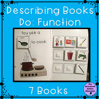 Preview of Describing Pictures by Function Adapted Books for Special Education and Speech