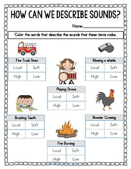 describing sounds quick assessment 1st grade ngss science worksheet 1 ps4 1