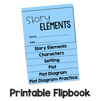 Story Elements Flipbook