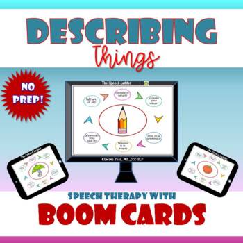 Preview of Describing Things: Boom Cards
