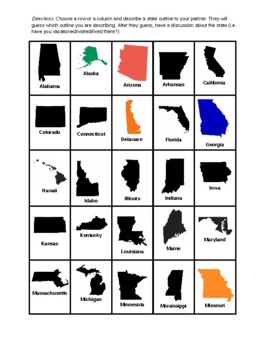 Preview of Describing US State Outlines in ASL