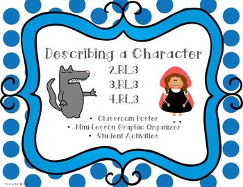 Describing a Character Teaching Packet by K's Creation | TpT