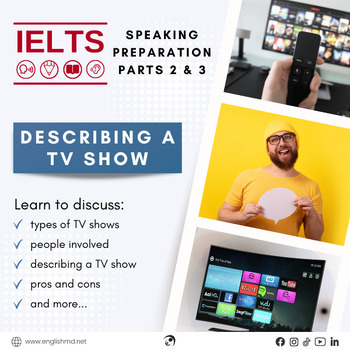 Preview of Describing a TV Show - IELTS Speaking Preparation Lesson