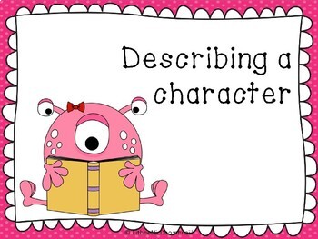 Preview of Describing a Character