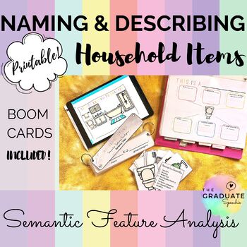 Preview of Naming And Describing Household Items | Semantic Feature Analysis