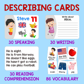 Preview of Describing cards