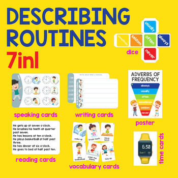 Preview of Describing routines 7in1
