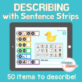 Describing with Sentence Strips BOOM Cards™