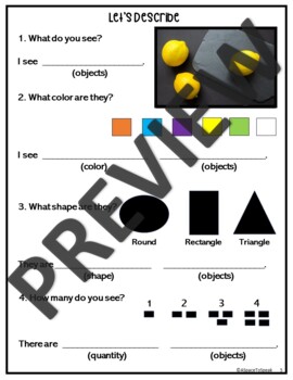 Colors, shapes, and sizes - Adult ESL