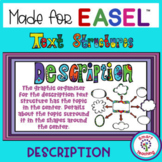 Description Text Structure Easel Activity
