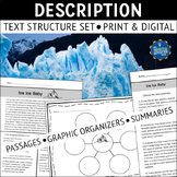 Description Text Structure Reading Comprehension Passages