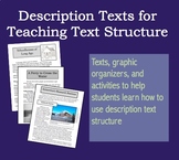 Description Texts for Teaching Text Structure