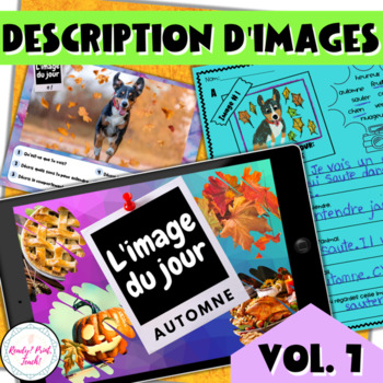 Preview of Description images AUTOMNE phrases observation écriture descriptive différencié