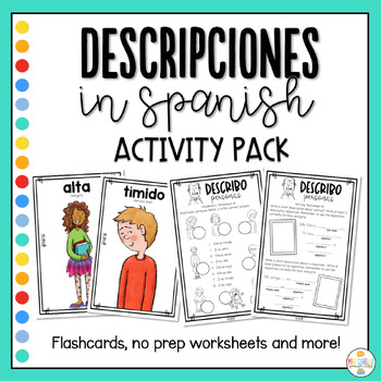 Preview of Physical Descriptions in Spanish - Descripciones
