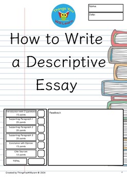 Preview of How to Write a Descriptive Essay (The Writing Process)