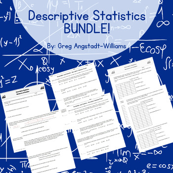 Preview of Descriptive Statistics (Unit 2) Bundle