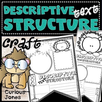 Preview of Descriptive Text Structure Craft With Passages - All About Hedgehogs