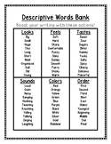 Descriptive Words Bank