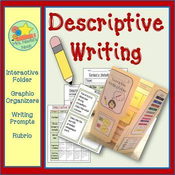 descriptive writing graphic organizer writing prompts and rubric