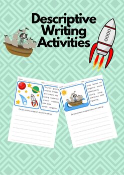 descriptive writing activities by oh the possibiliteas tpt