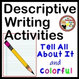 WRITING Descriptive Writing Activities